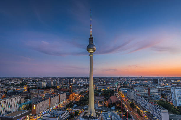 istock Berlin TV tower at sunset 2167141666