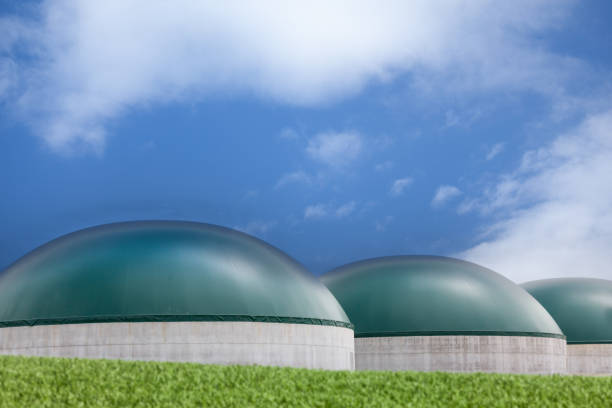 istock Biogas plant, biogas production 2167149555