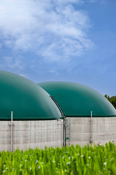 istock Biogas plant, biogas production 2167149561