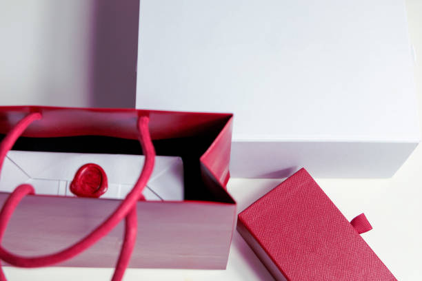 Gift box on white background
