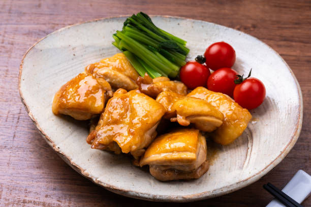 istock Chicken thighs teriyaki with miso sauce 2167156011