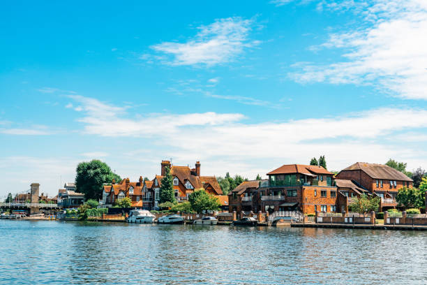 istock Riverside houses at Marlow, Buckinghamshire 2167156566