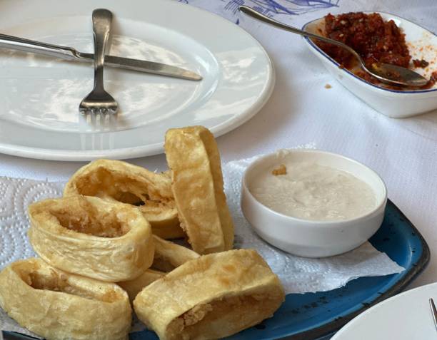 istock Sea food and meze 2167158240
