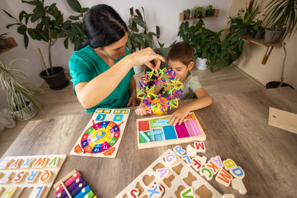 istock Exploring Sensory Toys with Nurse 2167161688