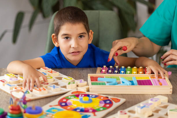 istock Autism Treatment with Colorful Metallophone 2167161965