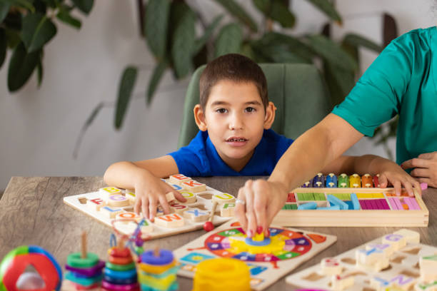 istock Autism Treatment with Colorful Metallophone 2167161967