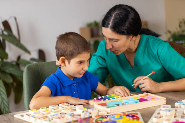 istock Autism Treatment with Colorful Metallophone 2167162014
