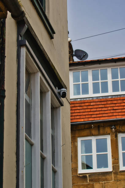 istock Security camera on building corner Robin Hood's Bay, Yorkshire 2167162744