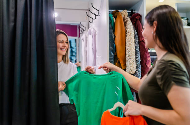 istock Woman shopping in store 2167166261