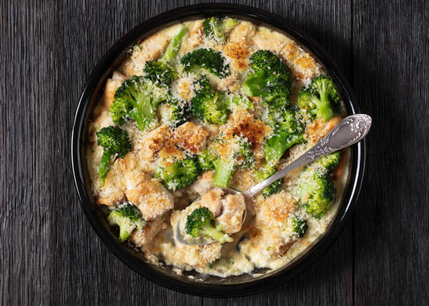 istock Chicken Divan with broccoli and panko, top view 2167174980
