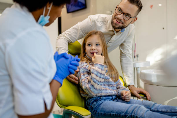 istock Caring dental visit for young patient 2167193164
