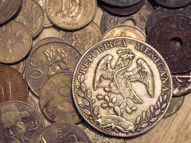 istock 8 real mexicana coins 2167203841