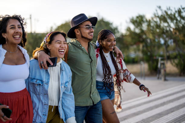 istock Friends Embracing in Urban Exploration 2167204215