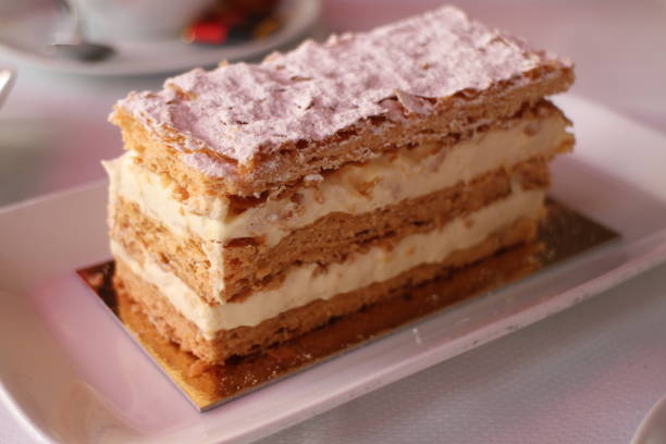 istock French dessert: mille-feuille in Paris, France 2167220209