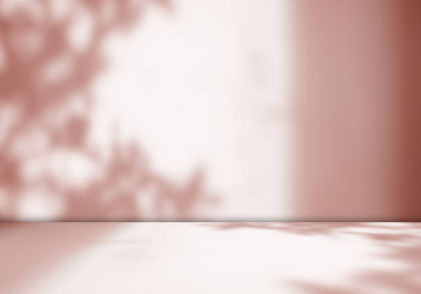 istock Autumn background yellow studio pink podium platform template stage wall floor cement, backdrop cosmetic beauty product presentation, stand gradient summer tropical pattern texture room kitchen. 2167220684