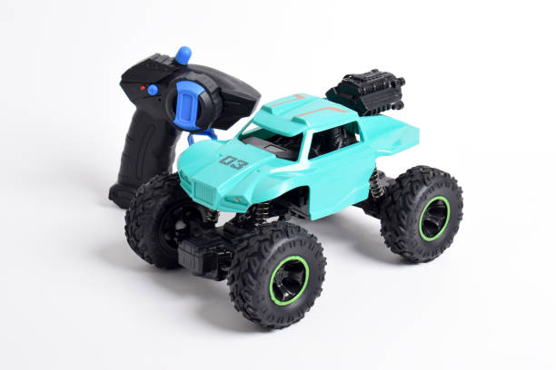 istock RC model rally, off road buggy with remote control 2167224783