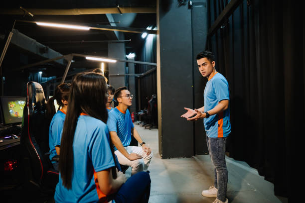 istock Asian esport team meeting. 2167225922