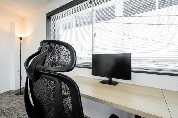 istock Rental space for wooden desks 2167226624