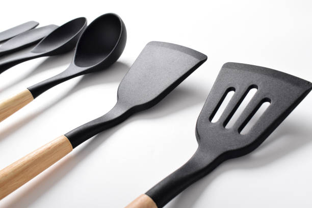 istock Silicone cooking utensils set with wooden handle 2167234514