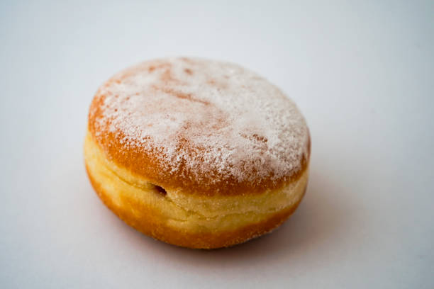 Berliner Krapfen baked goods isolated on a white background