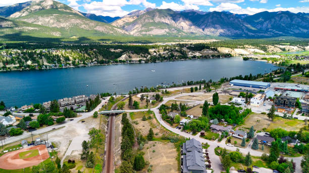 istock Aerial view of Windermere Lake, BC - Canada 2167247940