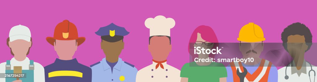 Current Occupation People With Different Occupations Stock Illustration - Download Image ...