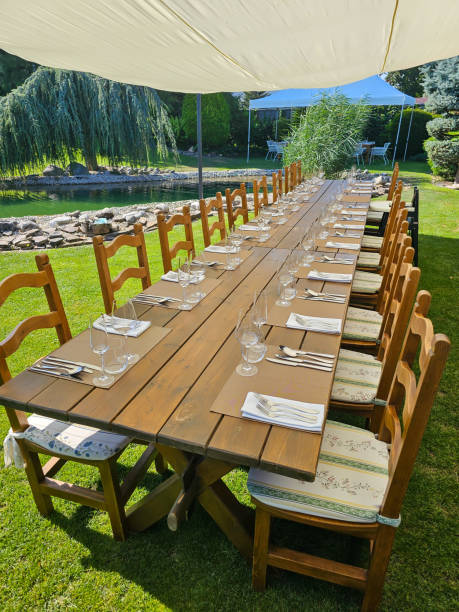 istock Table at a wedding garden party, Modra, Slovakia 2167258725