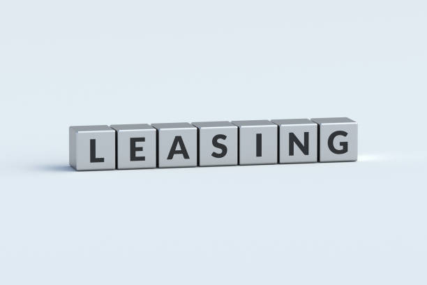 istock Leasing inscription on metallic cubes. 3d render 2167265833
