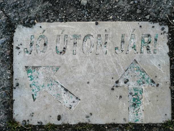 istock Signal on the ground: you're on the right way! 2167276404