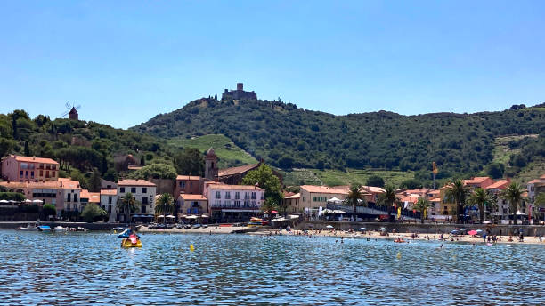 View from the bay of Fort St. Elme in Collioure