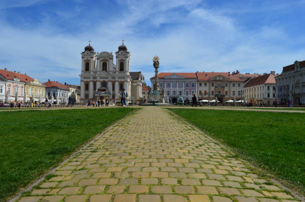 istock the big square in Timisoara 2167278350