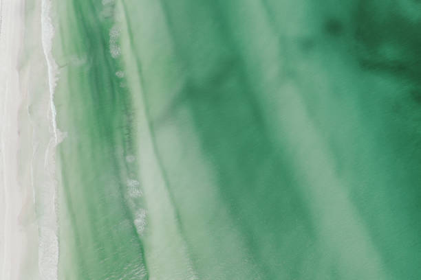 This caribbean beach is located in El Cuyo, Yucatan/Mexico. The areal photos have been taken by a drone to capture the beautiful beach structures and the cristial clear water.