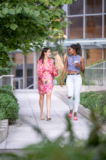 istock Young women walk on paved pathway, Vancouver 2167279749