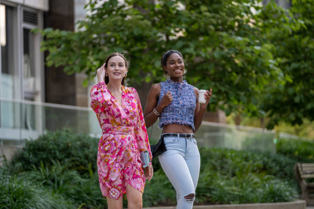istock Young women walk on paved pathway, Vancouver 2167279907