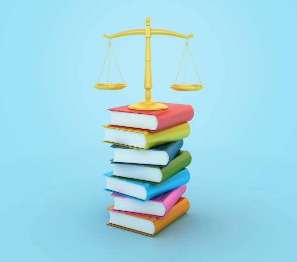 istock Legal Weight Scale with Books 2167280441