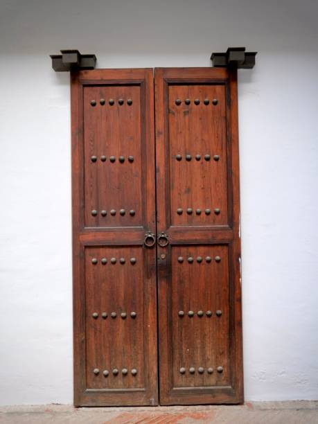istock Wooden door 2167280471