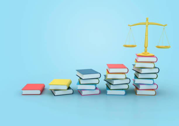 istock Legal Weight Scale with Books 2167280475