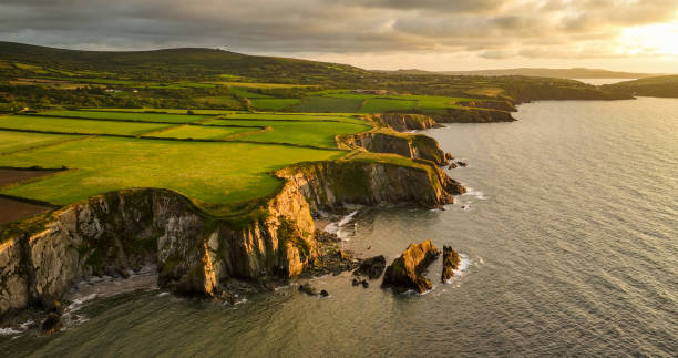 istock Scenic coastline at sunset 2167280584
