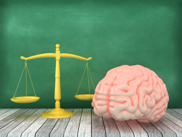 istock Legal Weight Scale with Brain 2167280884