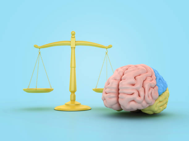 istock Legal Weight Scale with Brain 2167280893