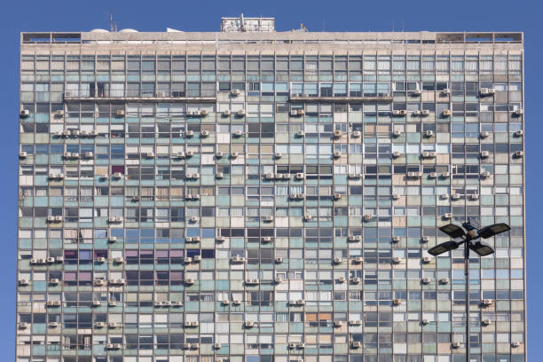 Residential building in Montevideo (Uruguay), in Independence Square.