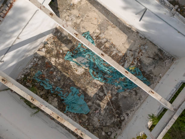 istock Roofless ruined business building 2167282654