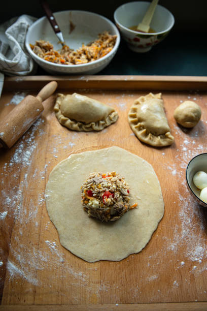 istock Homemade empanadas with meat and vegetables 2167284348