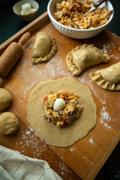istock Homemade empanadas with meat and vegetables 2167284404