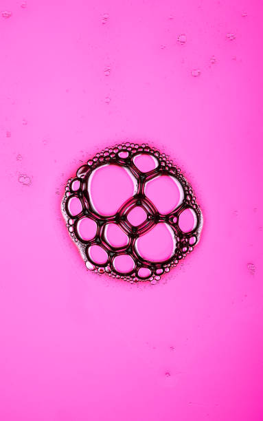 istock pink abstract background with oil bubbles 2167285209