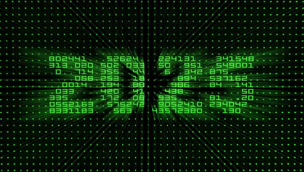 Photo of 2025 Text with binary code