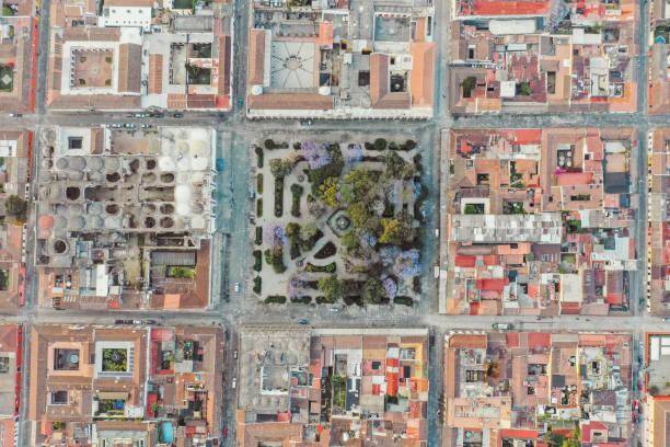 istock Old town of Antigua (Guatemala) from above 2167288732