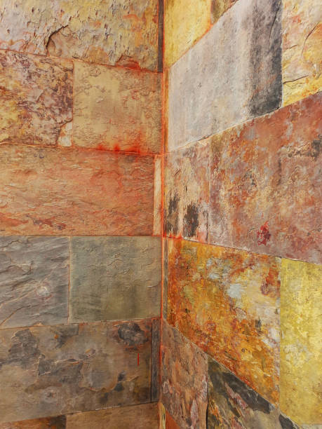 istock Texture of stone multicolor bricks. Marble background decorative brick, wall tiles made of natural stone. Old nature concrete floor texture pattern or floor background. 2167293517