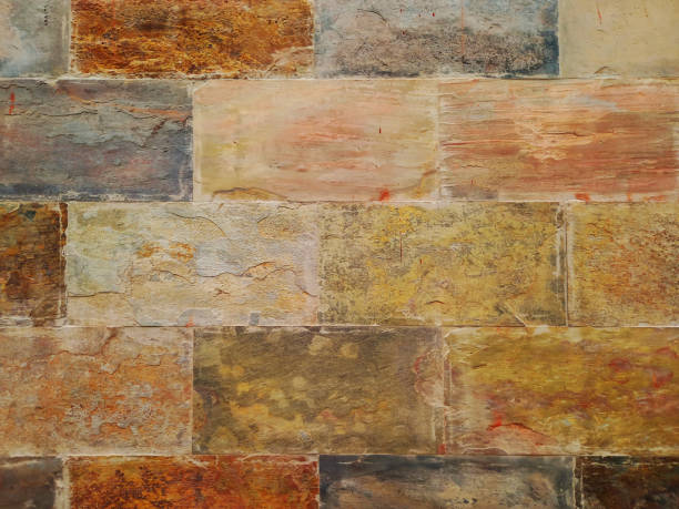 istock Texture of stone multicolor bricks. Marble background decorative brick, wall tiles made of natural stone. Old nature concrete floor texture pattern or floor background. 2167293519