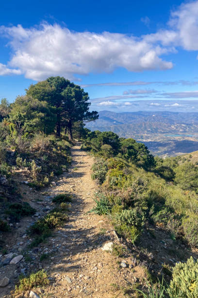 istock Panoramic view from trail to Maroma peak in thunderstorm day 2167298494